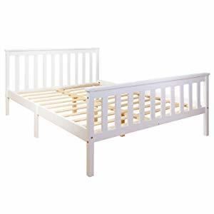 White Simple Moden Double Bed