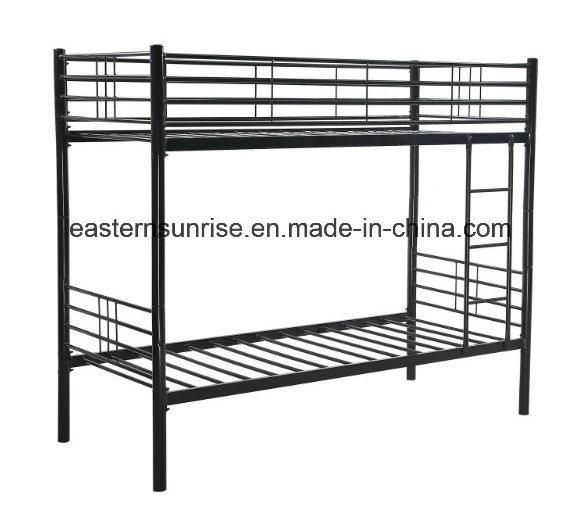 Steel Metal Military School Factory Bedromm Furniture Double Bed