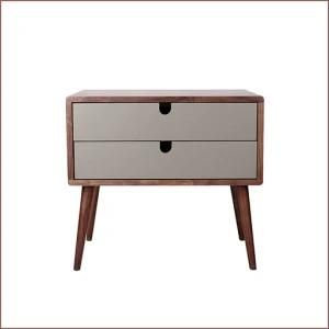 Wholesale Modern Wood Nightstand with 2 Drawers Furniture