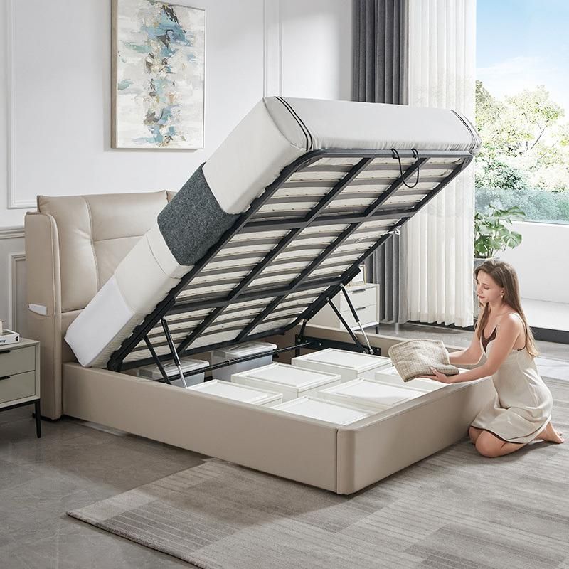 Modern Minimalist Multifunctional Storage Bed Classic Bed