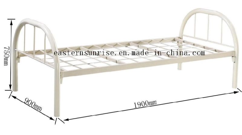 Durable Stainless Single Bed Metal Steel Beds
