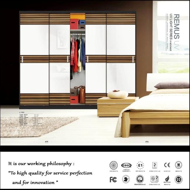 Three Doors Sliding Wardrobe with Fittings (hotsale)