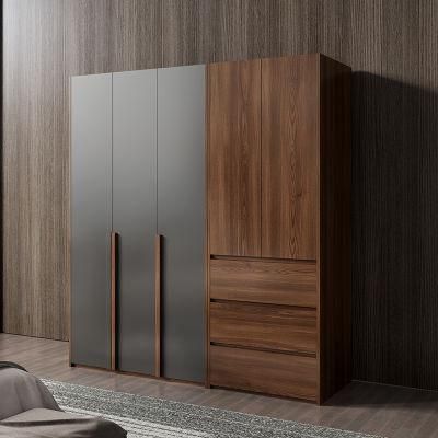 China Factory Price European Style Aluminium/Aluminium Bedroom Furniture Modern Closets Wardrobe