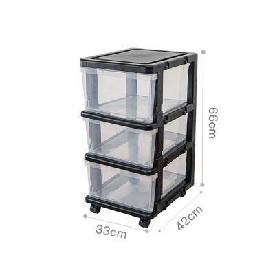 3~5 Layers Transparent Plastic Drawer Organizers