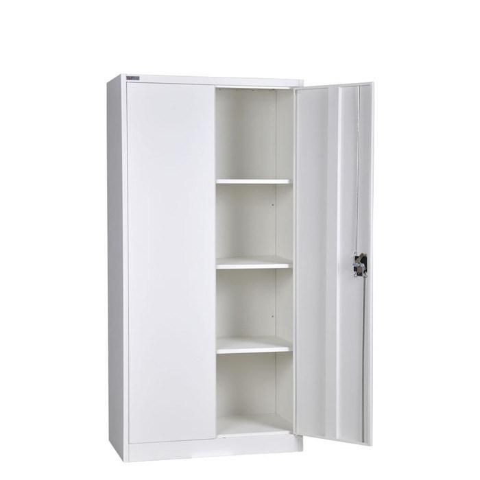 Double Swing Door Wardrobe Design Lockable Private Storage Metal Locker Office Furniture Cabinet