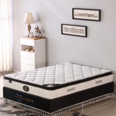 Bamboo Knitted Fabric Pillow Top Spring Mattress Vacuum Roll in Box Wholesale Cheap Price
