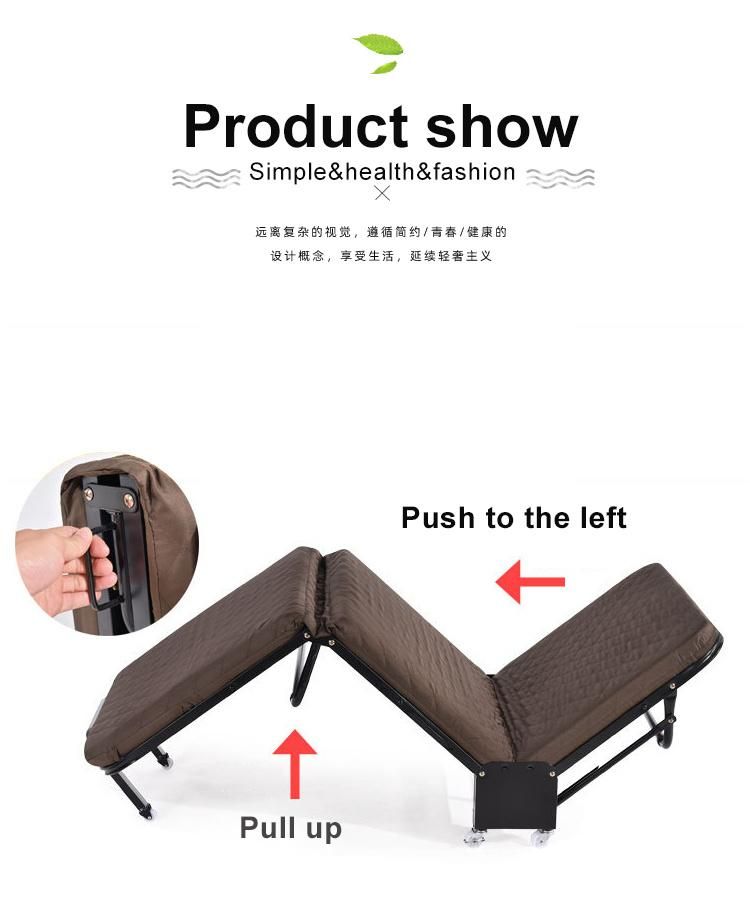Modern Office Furniture Camp Metal Folding Chair Sofa Bed Furniture