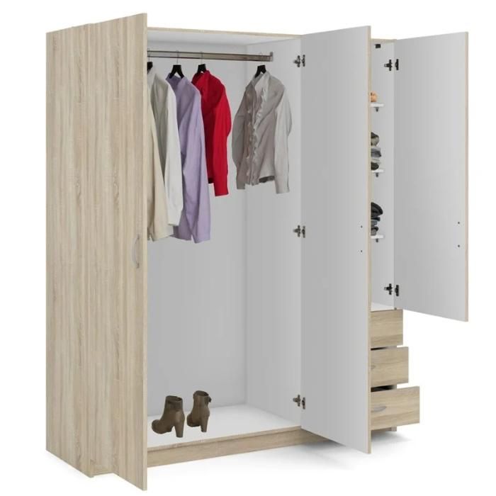 Wholesale House Wooden Furniture Bedroom Closet Cabinet Wardrobe