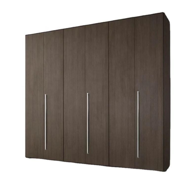 Large Storage Modern Design 4 Doors Wooden Wardrobe for Bedroom