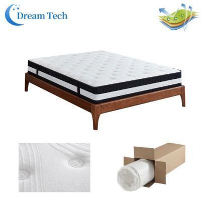 Factory Wholesale Middle East Furniture Vacuum Compress Packing Queen Size Pocket Spring Best Mattress