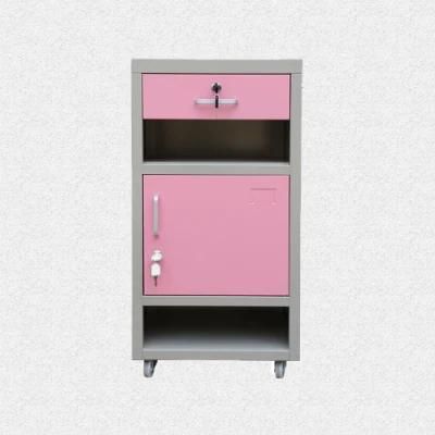 Fas-109 Hospital Furniture Night Stand Metal Bedside Locker Table Cabinet