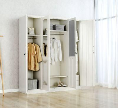 Floral Print Designer Steel Wardrobe for Living Room Bedroom