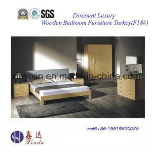 Foshan Factory Wooden Bed Modern Bedroom Sets Furniture (F18#)