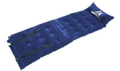 Folding Auto Air Inflatable Sleeping Pad Camping Bed Mattress