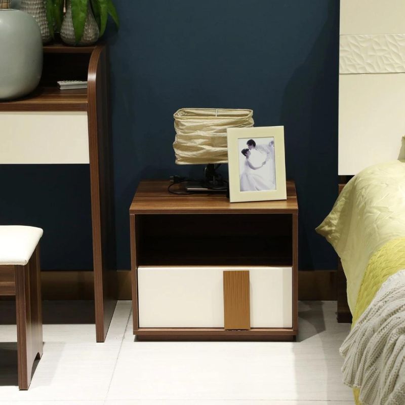 Modern Muebles Bedroom Furnitures Storage Cabinet Solid Oak Small Drawer Bedside