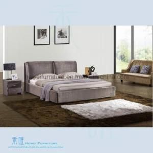 High Quality Soft Leather Bed of Bedroom Furniture (HW-KF308B)