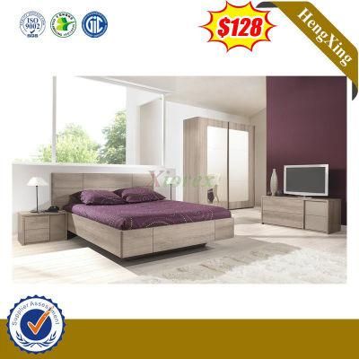 2021 New Design Bedrom Bed Melamine MDF Twin Room Bed