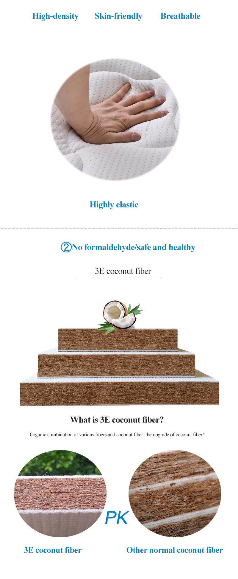 Hot Sale Luxury Bedroom Soft Single Bed Memory Foam Mattress