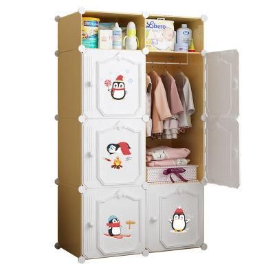Wholesales Other Plastic Furniture Children&prime; S Wardrobe Plastic Storage Cabinet