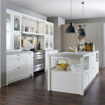 Modern White High Gloss Lacquer Plywood Kitchen Cabinet