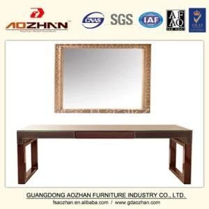 Elegant Hotel Italian Furniture / Mirror Furniture Bedroom / PU Bedroom Furniture