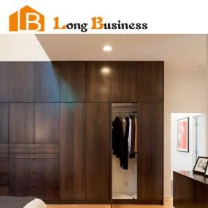 Walnut Wood Veneer MDF Board Living Room Cabinet (LB-AL3045)