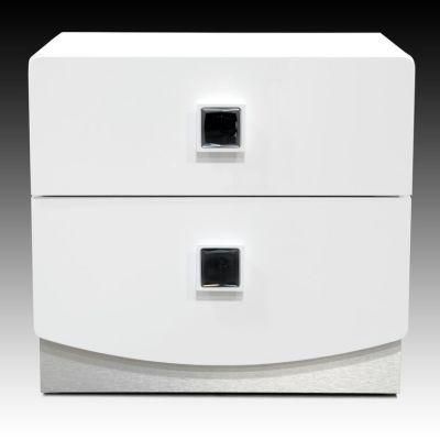 Nova High End Storage Wood Nightstand Bedside Table Bedroom Furniture