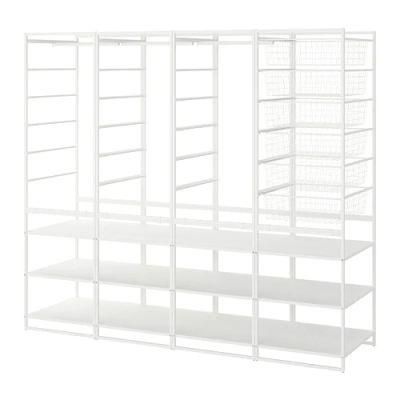 Modern MDF Wood Lacquer Wardrobe Storage Rack Wardrobe