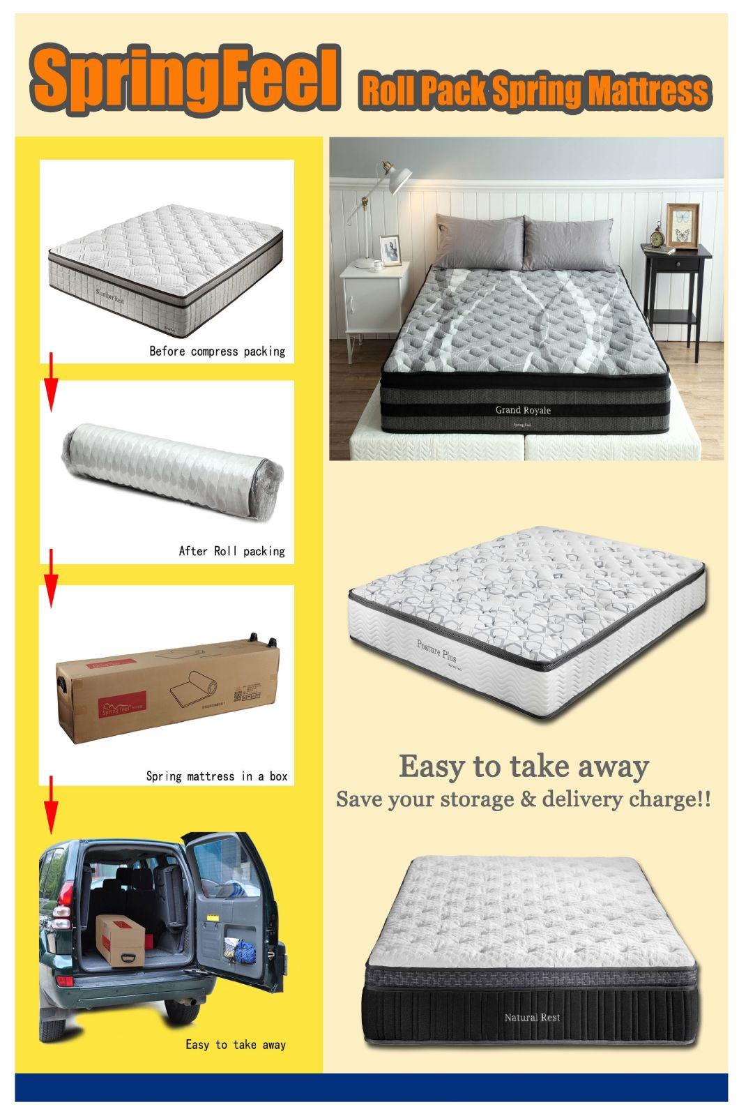 Foshan Factory Innerspring High Quality Latex Memory Foam Mattress Eb15-13