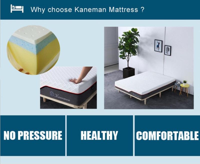 Latex High Density Foam 12inch Wholesale Hotel Mattress Compressed in Box