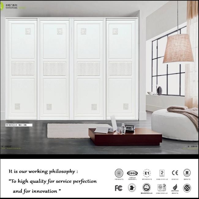 Hot Sale Luxury PVC Sliding Door Closet