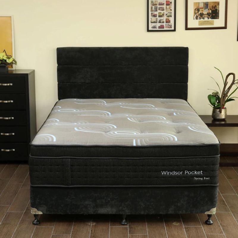 Good Quality Bedroom Furniture Natural Latex Mattress Memory Foam Spring Mattress King Bed Eb21-7