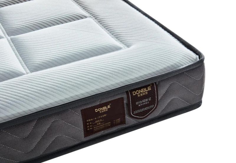 High Quality Silk Fabric Spring Mattress King Size Single Memory Foam Mattress