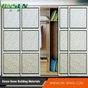 Framed PU Laminated Sliding Wardrobe Doors
