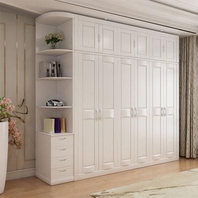 Custom Made Modern Furniture Cabinets Designs White Wood Bedroom Wardrobe