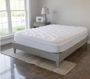 Wholesales Chinese Supplier Mattress Pad Soft Bed Mattress Gusset Style Mattress Toppers for Hotel / Home Bed Linen
