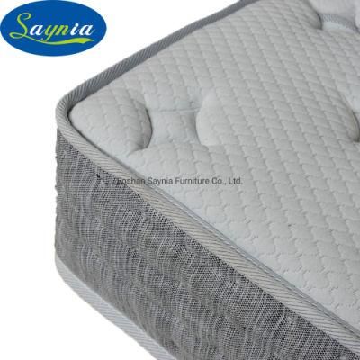 Thin Latex Pocket Spring Coil Double Size Health Care Mattress