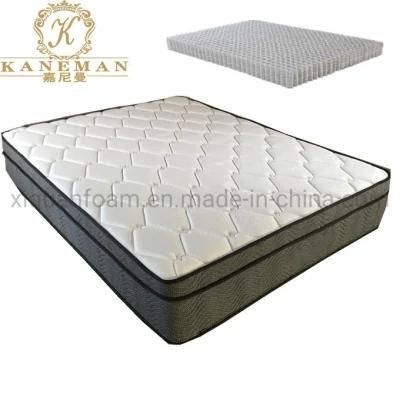 Euro Top Mattress High Density Foam with Pocket Spring Roll Packing in a Box