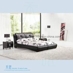 High Quality Soft Leather Bed of Bedroom Furniture (HW-K247B)
