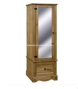 Mirrored Door Armoire Wardrobe