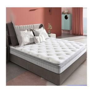 12 Inch Soft Plush Pillow Top Hybrid Gel Memory Foam for Sleep Cool Pocket Spring Mattress King Size Rolled up Mattress