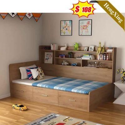Cheap Home Bedroom Furniture Wooden Tatami Double Single Bed Storage Wall Adult Kids Bed (UL-20BC173)