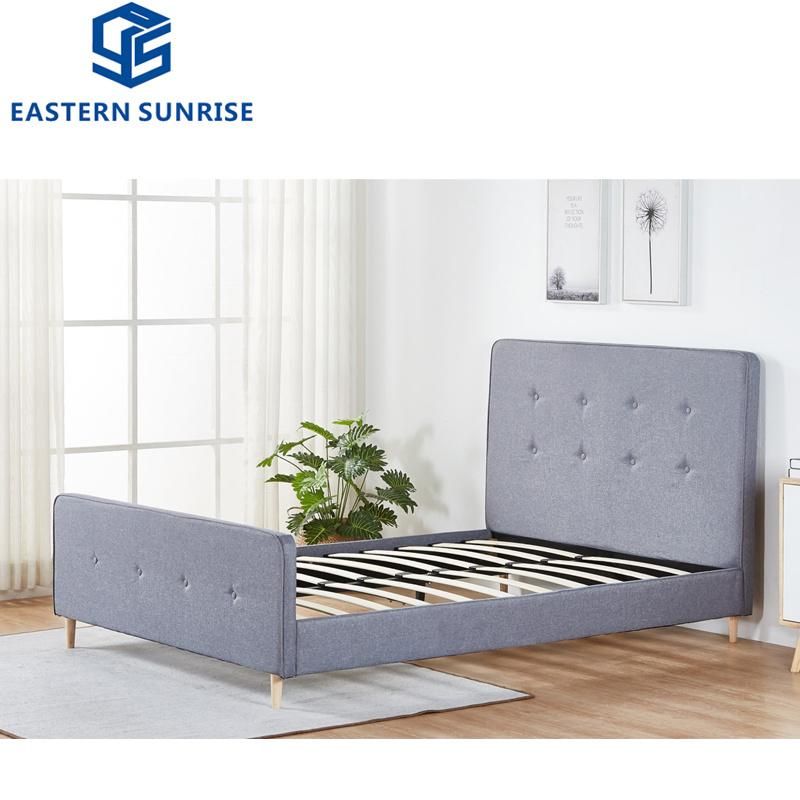 Summer Promotion of Quality Double Leather Bed