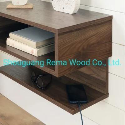 Hot Selling Bedside Table Wall Mount Nightstand Floating End Table for Bedroom