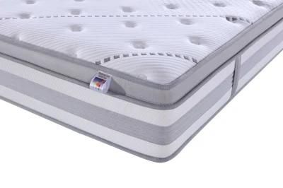 Knitted Fabric Home Furniture Hotel Bed Soft Foam Pocket Spring Mattress