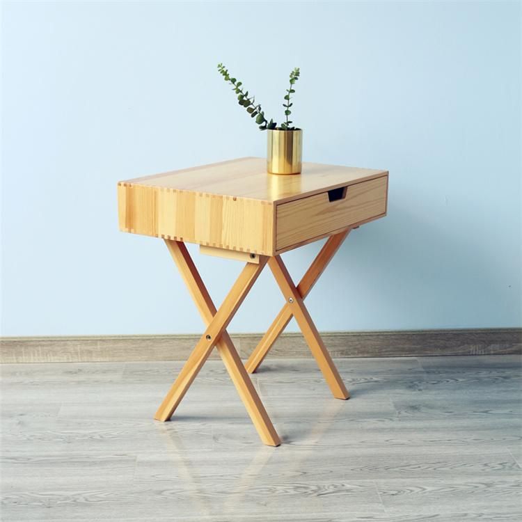 Minimalist Bedroom Furniture Night Stand End Table with Drawer