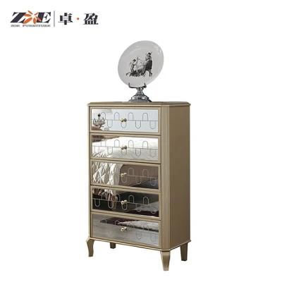 Wholesale Mirror Face Wooden Chest for Bedroom