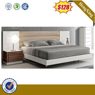 New Design Wooden MDF Hotel Bedroom Set King Queen Adult Bed