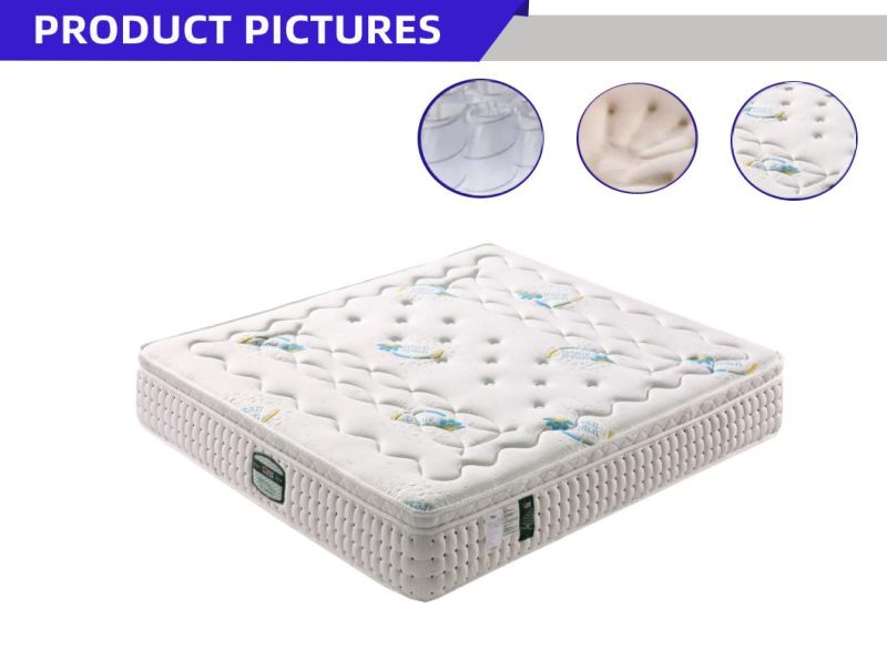 Home Products Bedroom Furniture Massage Cushion Spring Memory Foam Double Bed Latex Mattress