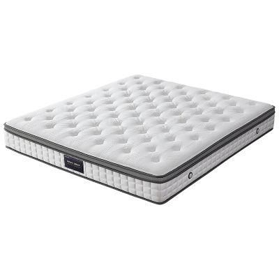 Quanu 105168 Natural Latex Double-Sided Breathable Independent Pocket Spring Soft and Hard Mattress